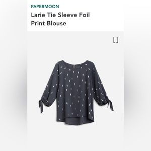 Papermoon blouse with zipper in the back size XL worn once